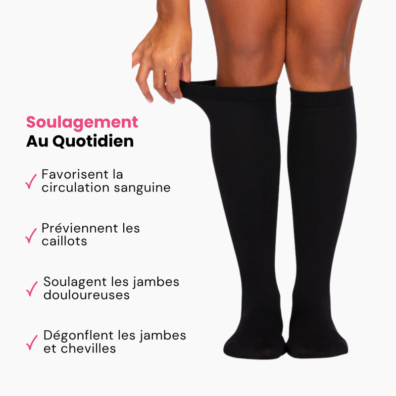 Oxalys™ Chaussettes de Compression Confortable